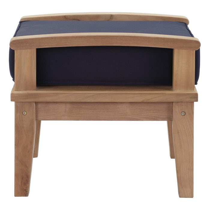 Marina Outdoor Patio Teak Ottoman by Modway