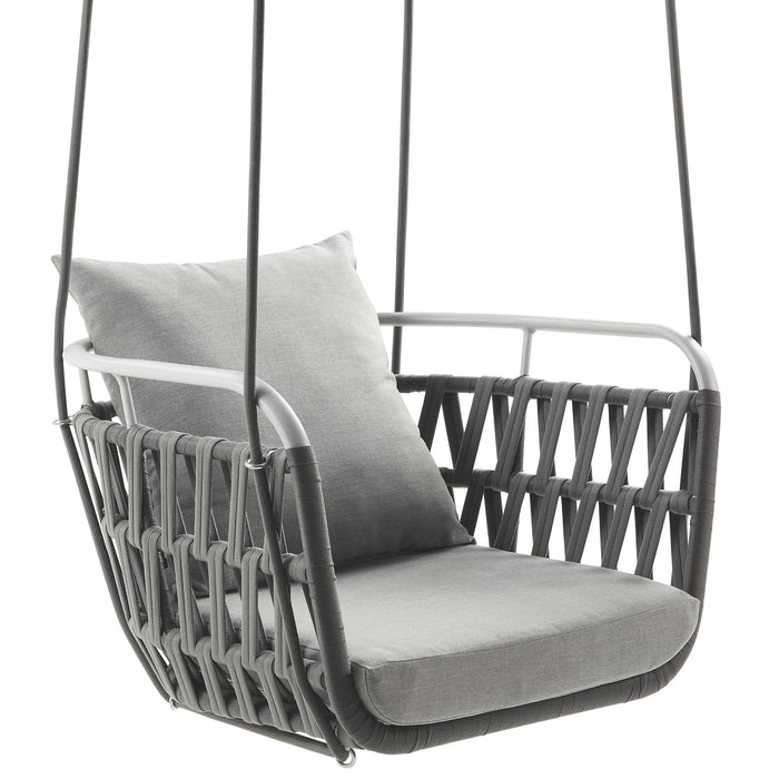 Kaliah Outdoor Patio Aluminum Swing Chair by Modway