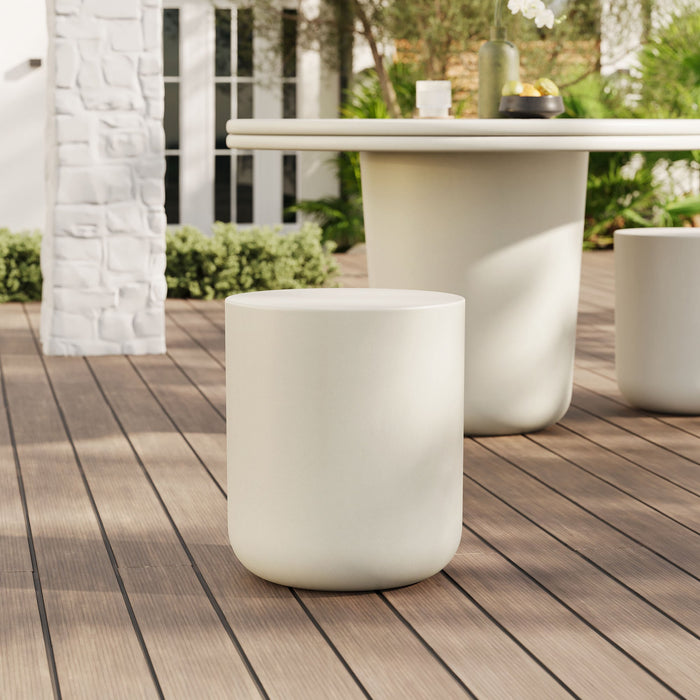 Brion Indoor - Outdoor Patio Concrete Stool by Modway