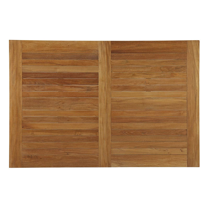 Marina Outdoor Patio Teak Dining Table by Modway