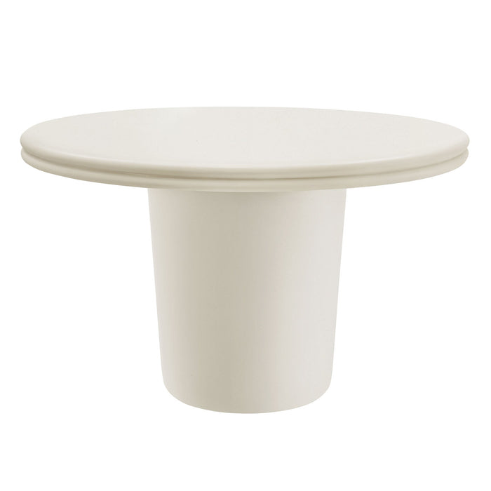 Brion 48" Indoor - Outdoor Patio Concrete Round Dining Table by Modway