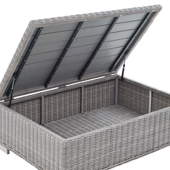 Conway 4-Piece Outdoor Patio Wicker Rattan Furniture Set by Modway