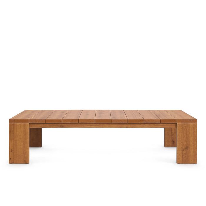 Tahoe Outdoor Patio Acacia Wood Coffee Table by Modway