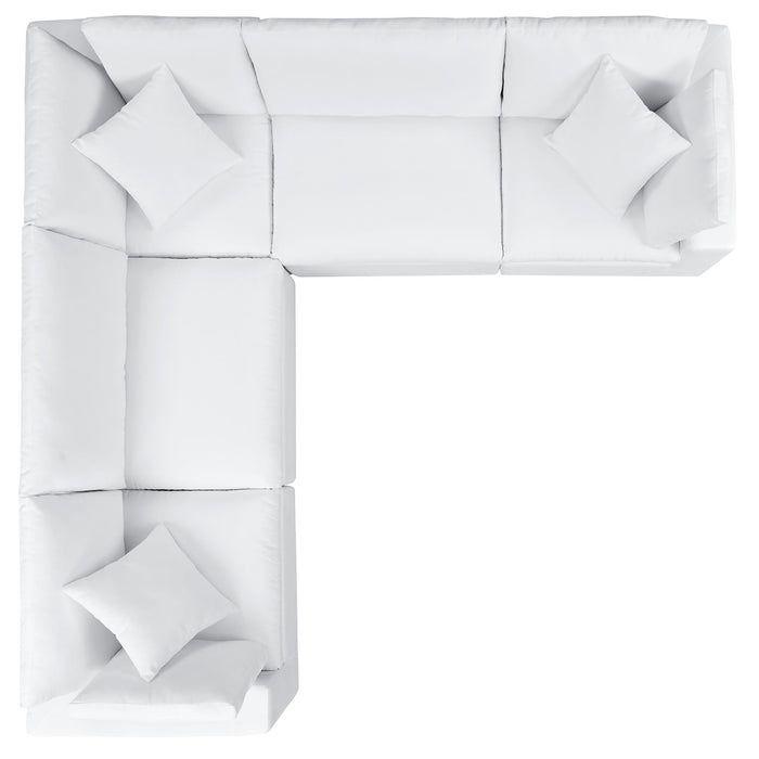 Commix 5-Piece Sunbrella� Outdoor Patio Sectional Sofa by Modway