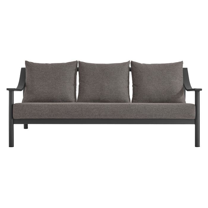 Terrace Outdoor Patio Aluminum Sofa by Modway
