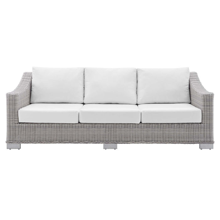 Conway Sunbrella� Outdoor Patio Wicker Rattan Sofa by Modway