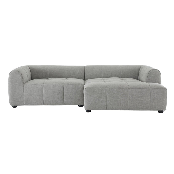 Liana Right-Facing Upholstered Fabric Modular Sofa with Chaise by Modway
