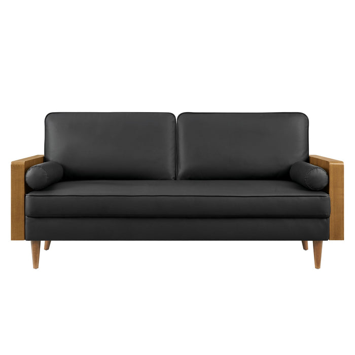 Kellan Vegan Leather Sofa by Modway