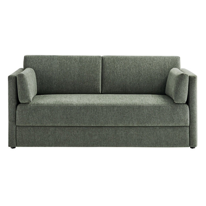 Linden Upholstered Heathered Chenille Sofa by Modway