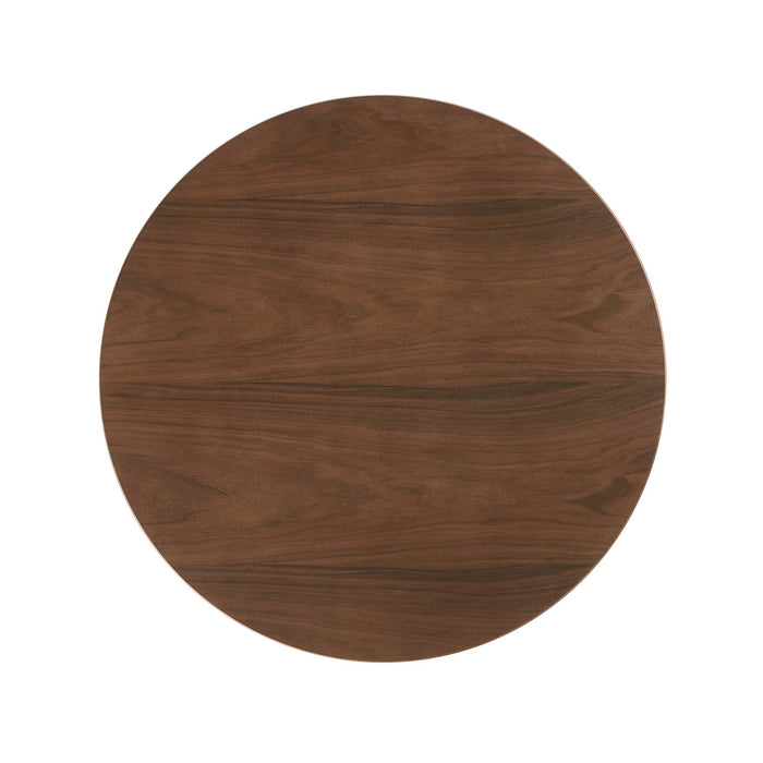 Lippa 36" Round Walnut Dining Table by Modway