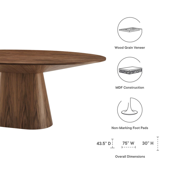 Provision 47" Round Dining Table by Modway