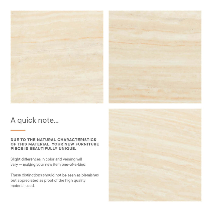 Lippa 60� Oval Artificial Travertine Dining Table by Modway