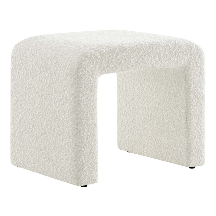 Simba Boucle Fabric Waterfall Stool by Modway