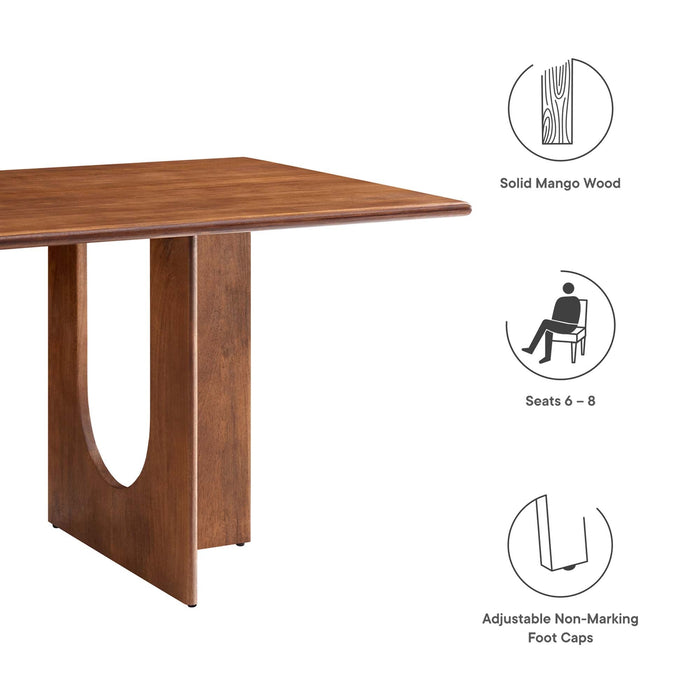 Rivian Rectangular 70" Wood Dining Table by Modway