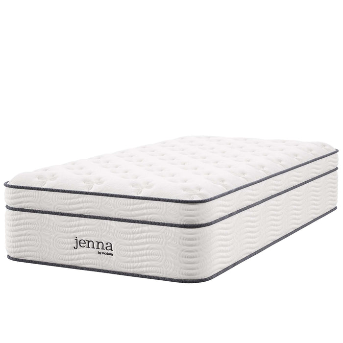Jenna 14" Innerspring and Foam Twin Mattress by Modway