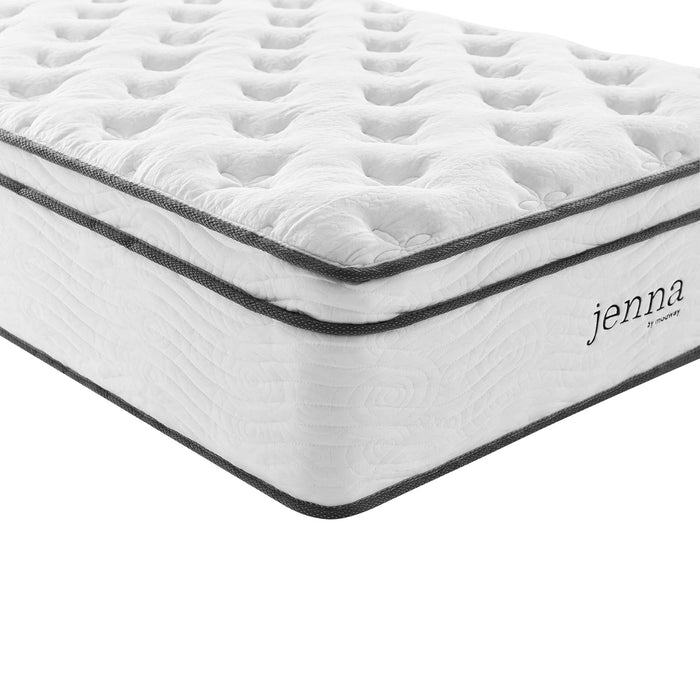 Jenna 14" Innerspring and Foam Twin Mattress by Modway