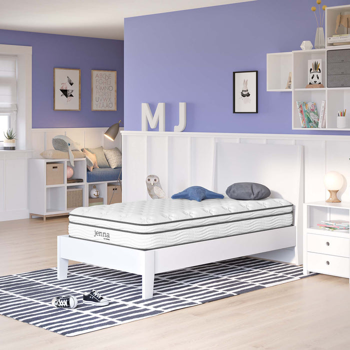 Jenna 8" Innerspring and Foam Twin Mattress by Modway