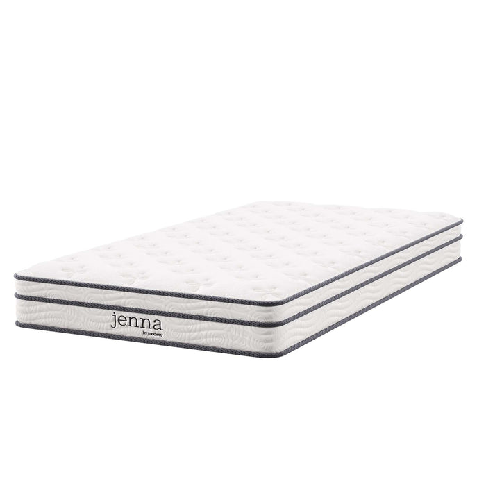 Jenna 6" Innerspring and Foam Narrow Twin Mattress by Modway
