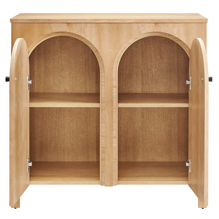 Appia 2-Door Arched Door Storage Cabinet by Modway