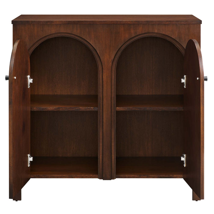 Appia 2-Door Arched Door Storage Cabinet by Modway