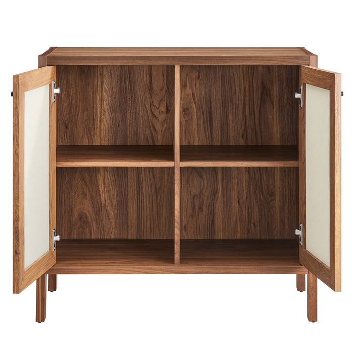 Capri 33" Wood Grain Storage Cabinet by Modway