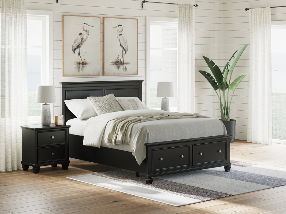 Lanolee Queen Panel Storage Bed