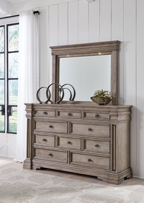 Blairhurst Queen Panel Bed, Dresser, Mirror, Chest and Nightstand