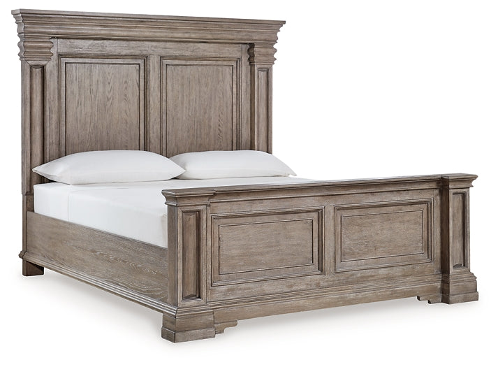 Blairhurst California King Panel Bed, Dresser, Mirror, Chest and Nightstand