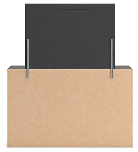 Hollivern Twin Panel Bed, Dresser and Mirror