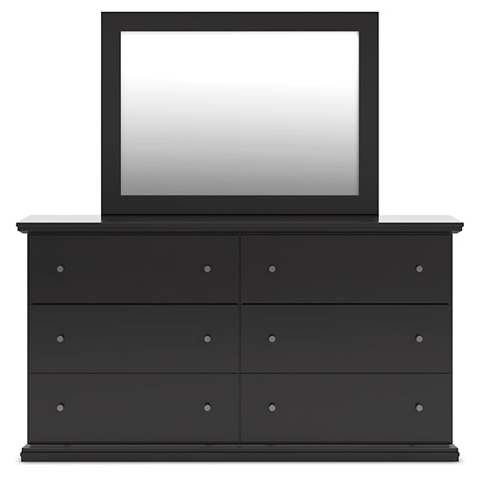 Maribel King Panel Bed, Dresser and Mirror