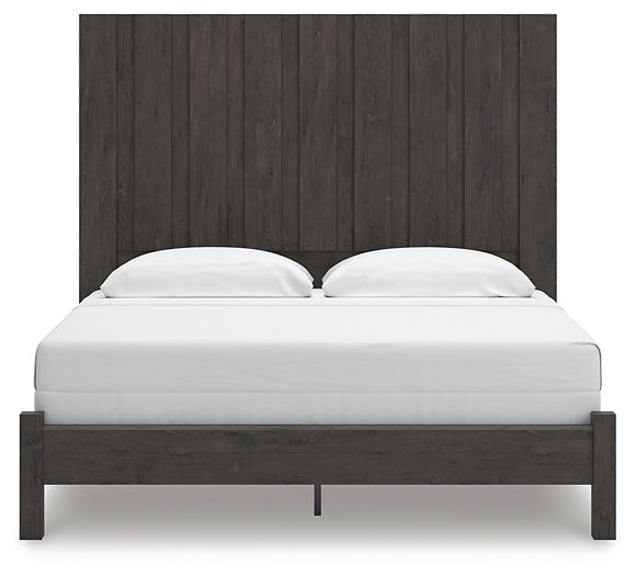 Fraluna King Panel Bed, Dresser, Mirror and Nightstand