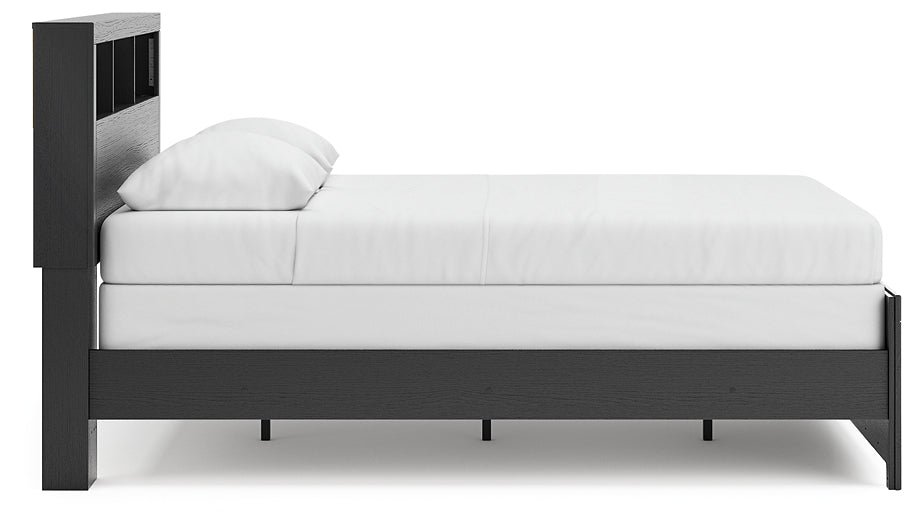 Broachmyn Queen Bookcase Panel Bed