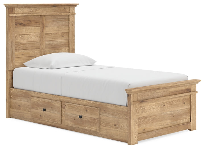 Makidern Twin Panel Storage Bed