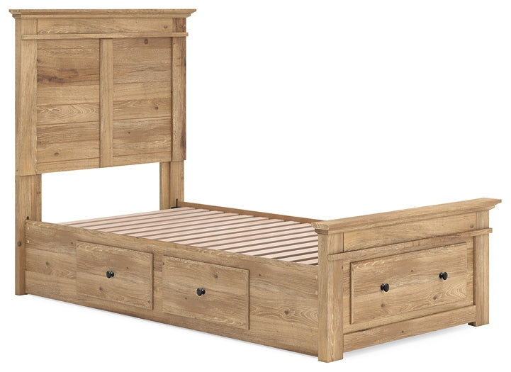 Makidern Twin Panel Storage Bed