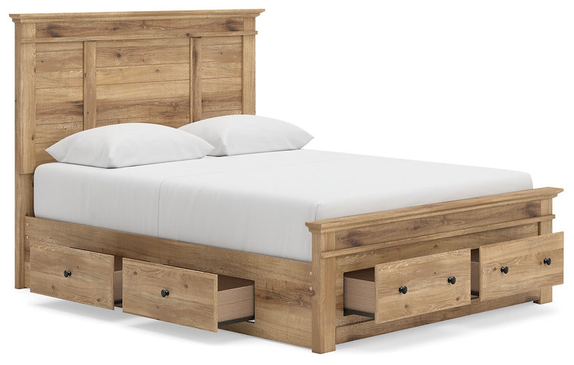 Makidern Queen Panel Storage Bed
