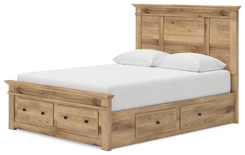 Makidern Queen Panel Storage Bed