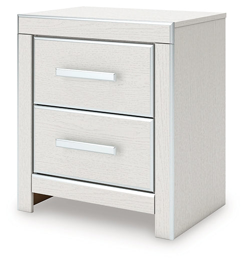 Zuraleus Queen Upholstered Panel Platform Bed, Dresser, Mirror, Chest and Nightstand