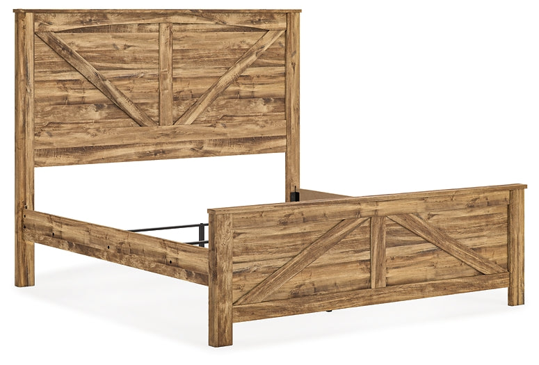 Maystonna King Crossbuck Panel Bed