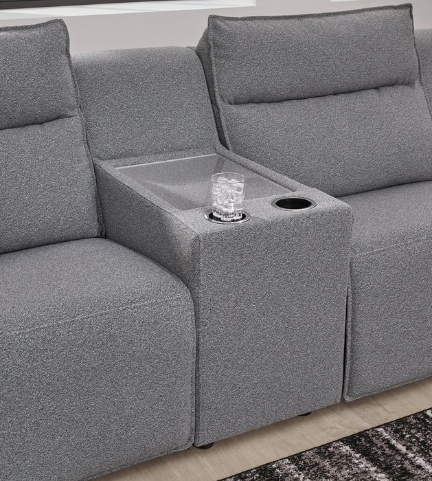 Modmax II 8-Piece Power Reclining Sectional with Console