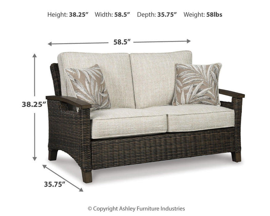 Paradise Trail Loveseat w/Cushion
