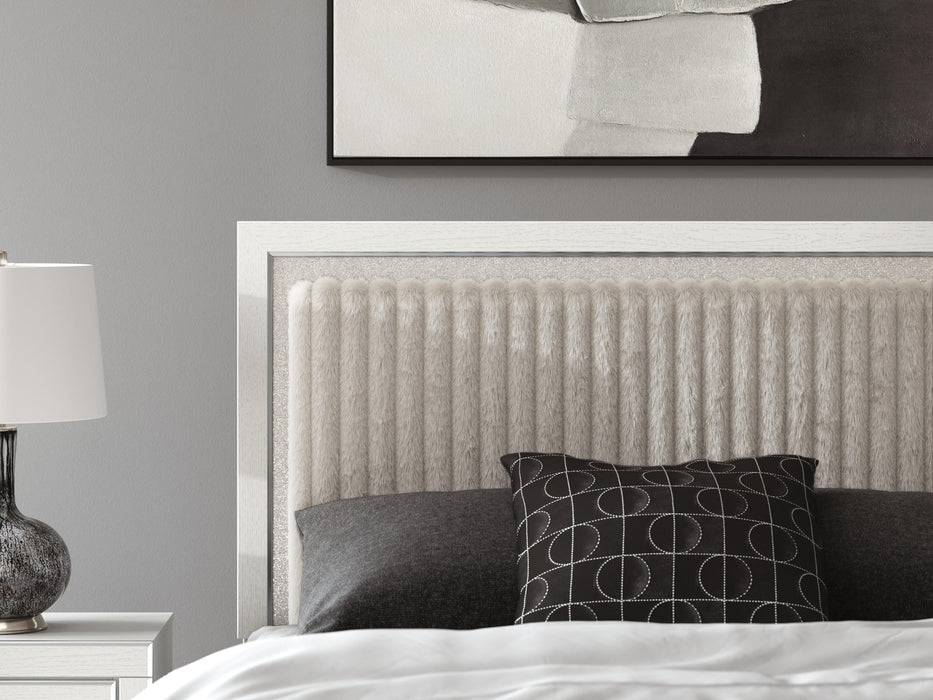 Zuraleus Queen Upholstered Panel Platform Storage Bed