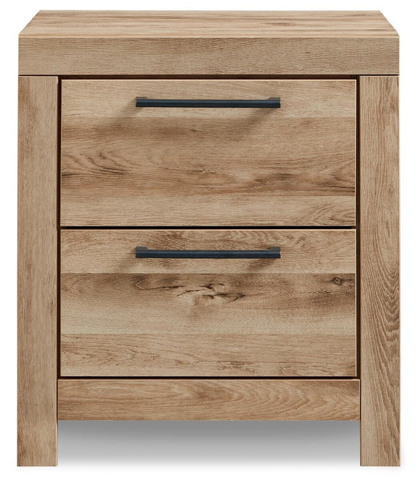 Hyanna King Panel Storage Bed, Dresser, Mirror, Chest and Nightstand