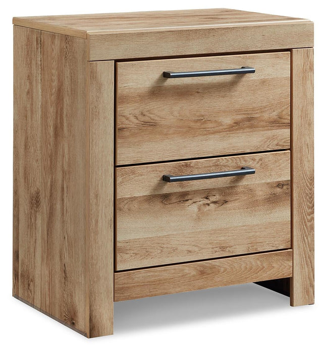 Hyanna King Panel Storage Bed, Dresser, Mirror, Chest and Nightstand