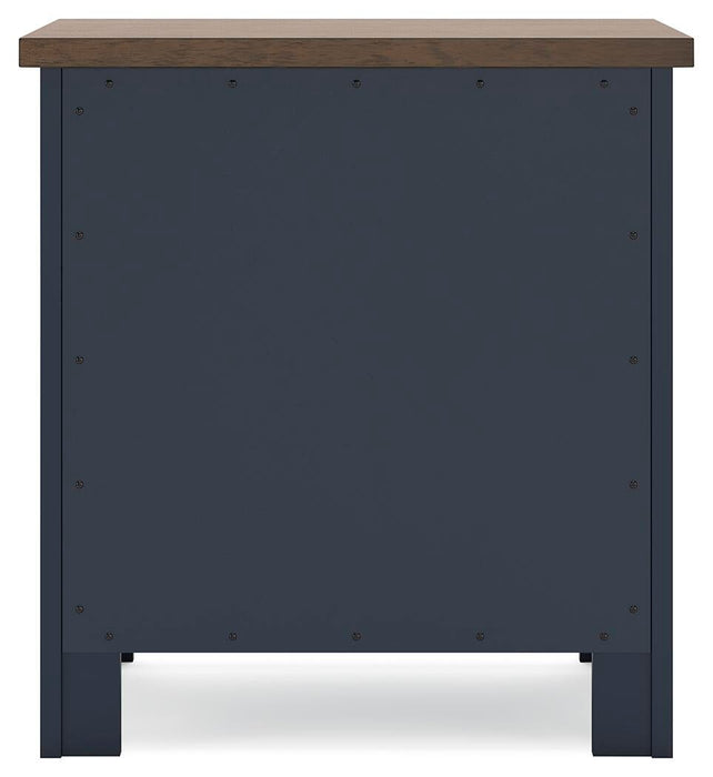 Landocken Full Panel Bed, Dresser, Mirror and Nightstand