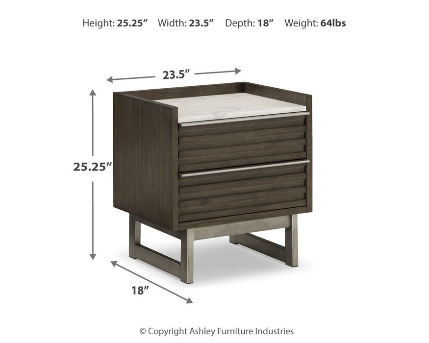 Arkenton Two Drawer Night Stand