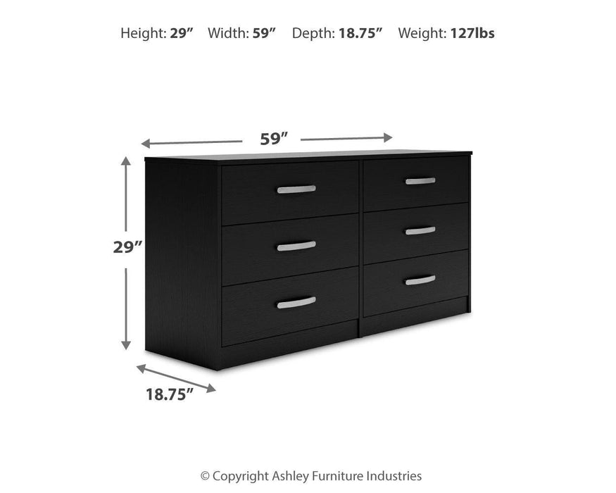 Finch Six Drawer Dresser