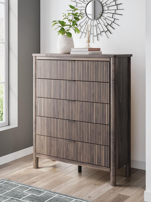 Pamytta Five Drawer Wide Chest