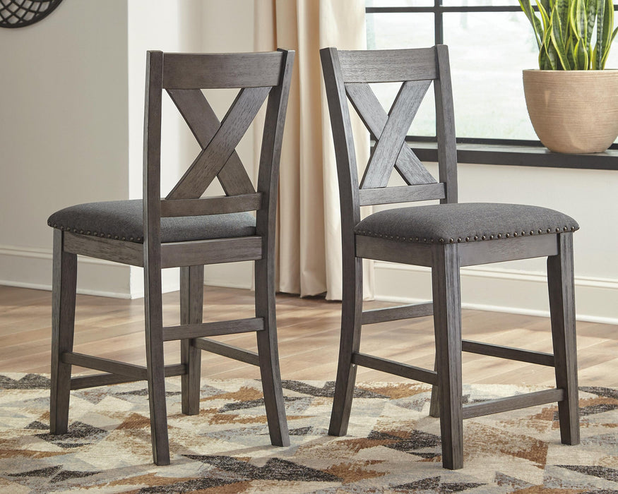 Caitbrook Counter Height Dining Table and 4 Barstools