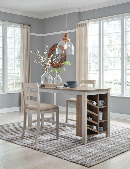 Skempton RECT Counter Table w/Storage