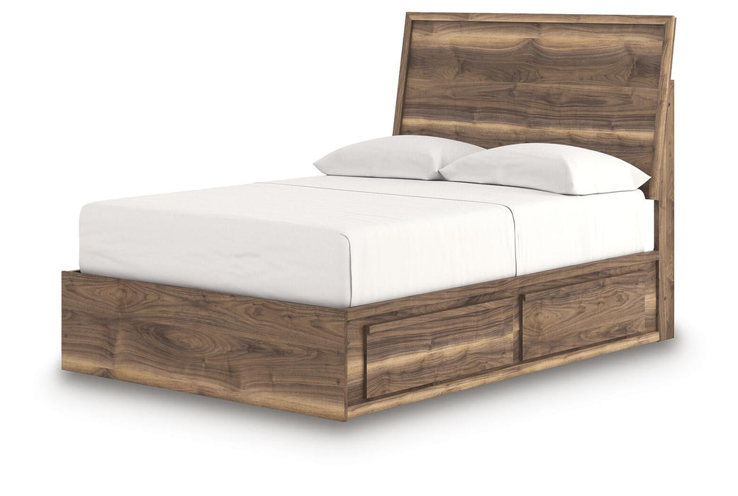 Chirason Full Panel Bed with Storage